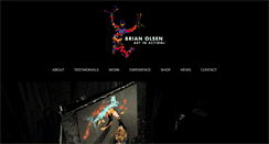 Desktop Screenshot of brianolsenart.com